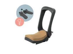 Cykelsits URBAN IKI Paketh&aring;llare Junior 5-10 &aring;r Max 35 kg Svart/Brun